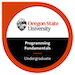 Oregon State University Programming Fundamentals MicroCredential